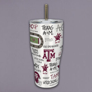 TX AM Icon Metal Tumbler