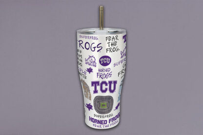 TCU Icon Metal Tumbler