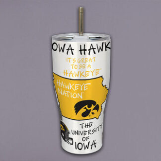 IOWA Icon Metal Tumbler