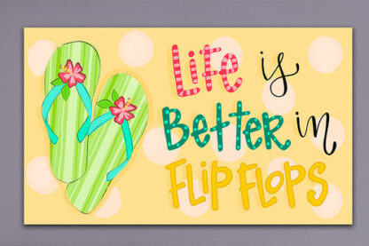 Life is Better Door Mat