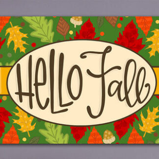 Hello Fall Door Mat