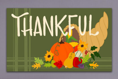 Thankful Door Mat