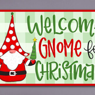 Welcome Gnome Door Mat