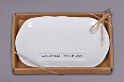 Welcome Friends Tray