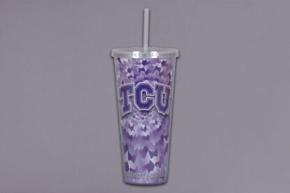 TCU Tie Dye Tumbler