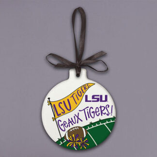 LSU Stone Ornament