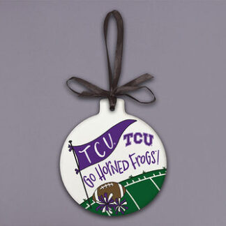 TCU Stone Ornament