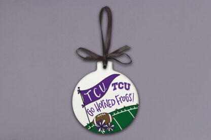 TCU Stone Ornament