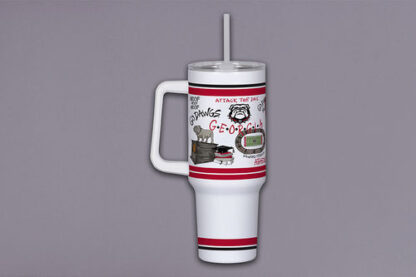 UGA 40oz Tumbler w/ Handle