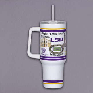 LSU 40oz Tumbler w/ Handle