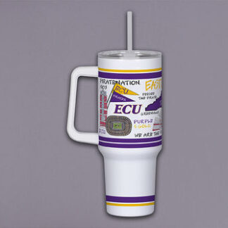 ECU 40oz Tumbler w/ Handle