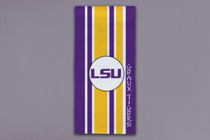 LSU Stripe Towel