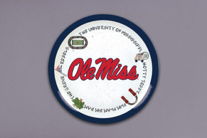 OLE MISS 13.5 Inch Round Charger