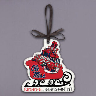 OLE MISS Sleighin It Orn