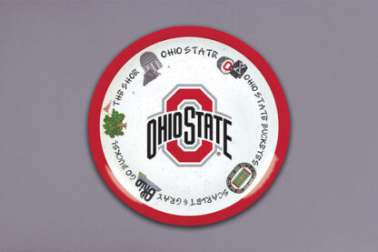 OSU 13.5 Inch Round Charger