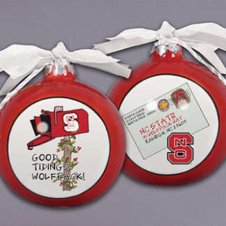 NC ST Good Tidings Orn