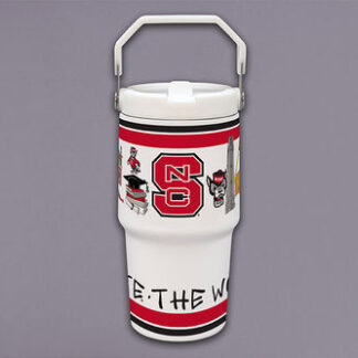 NC ST Flip Lid 20oz Tumbler