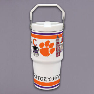 CLEMSON Flip Lid 20oz Tumbler