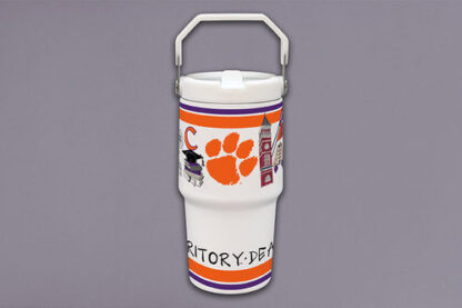 CLEMSON Flip Lid 20oz Tumbler