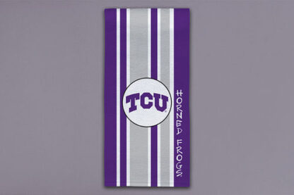 TCU Stripe Towel