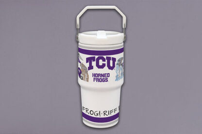 TCU Flip Lid 20oz Tumbler
