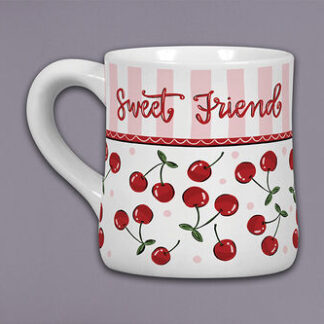 SWEET FRIEND CHERRY MUG