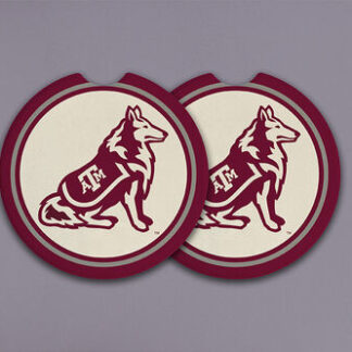 TX AM Mascot Car Coaster