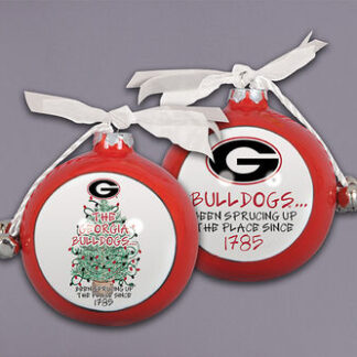 UGA Rd Spruce Ornament