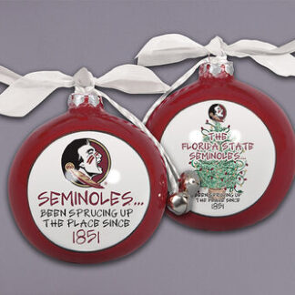 FSU Rd Spruce Ornament