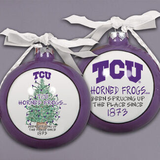 TCU Rd Spruce Ornament