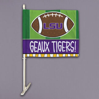 LSU Car Flag