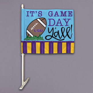 LSU Yall Car Flag
