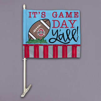 OSU Yall Car Flag