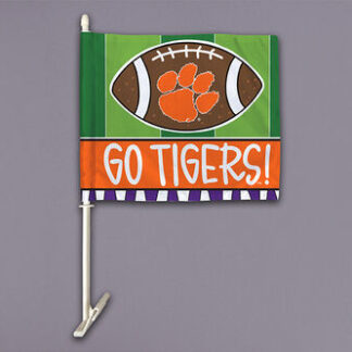 CLEMSON Car Flag
